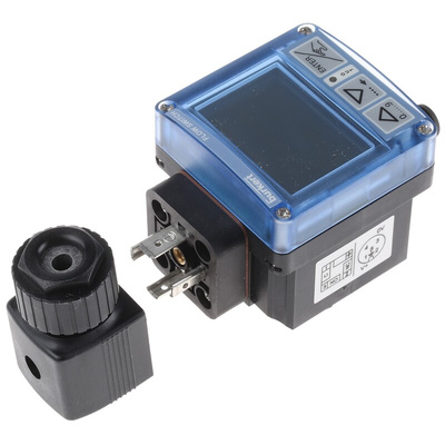 Burkert Compact Mount Flow Controller, 2 → 1200 L/min, Relay Output, 12 → 30 V dc, DN 15 → 100 mm