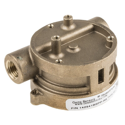 Gems Sensors RFI Series RotorFlow Flow Indicator for Liquid, 2 L/min Min, 20 L/min Max