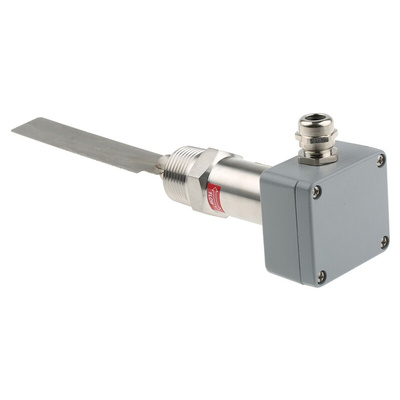 Gems Sensors FS-550E Series Paddle Flow Sensor for Liquid, 15 L/min Min, 125 L/min Max