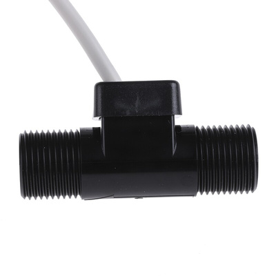 Gems Sensors FT-110 Series Turbine Flow Sensor for Liquid, 1 L/min Min, 25 L/min Max
