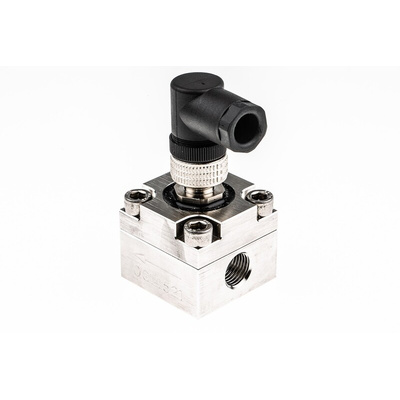 RS PRO Oval Gear Flow Meter for Liquid, 0.01 L/min Min, 1 L/min Max