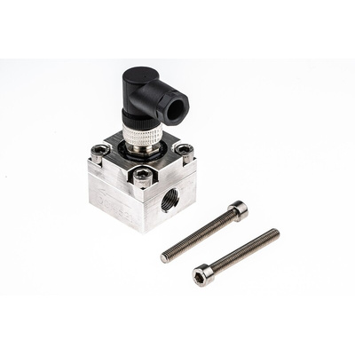 RS PRO Oval Gear Flow Meter for Liquid, 0.01 L/min Min, 1 L/min Max