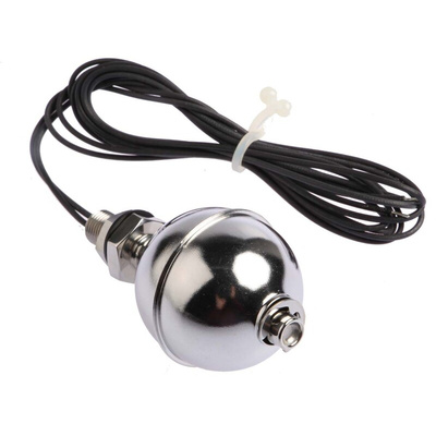Cynergy3 SSF28 Series Vertical Stainless Steel Float Switch, Float, 350mm Cable, Direct Load, 300V ac Max, 300V dc Max