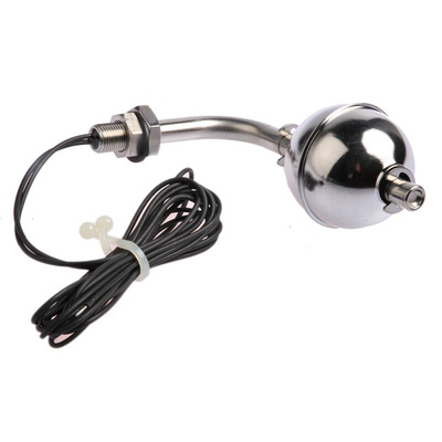 Sensata / Cynergy3 SSF29 Series Horizontal Stainless Steel Float Switch, Float, 350mm Cable, Direct Load, 300V ac Max,