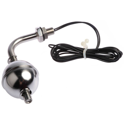 Sensata / Cynergy3 SSF29 Series Horizontal Stainless Steel Float Switch, Float, 350mm Cable, Direct Load, 300V ac Max,