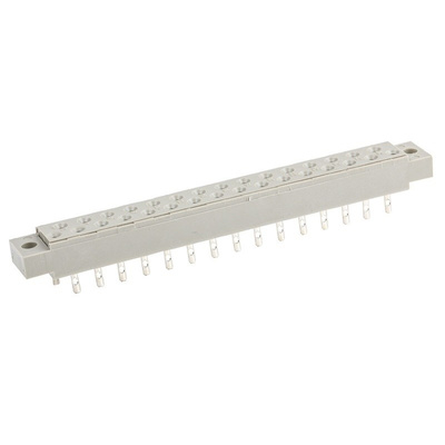 ASSMANN WSW 5mm Pitch 31 Way 2 Row Straight Female DIN 41617 Connector, Solder Termination, 2A