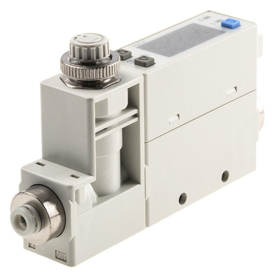 SMC Compact Mount Flow Controller, 0.2 → 10 L/min, PNP Output, 24 V dc, 4 mm Pipe