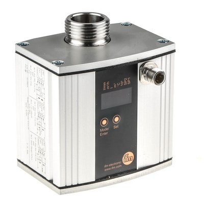 ifm electronic SU Series Ultrasonic Flow Meter for Liquid, 0 L/min Min, 100 L/min Max