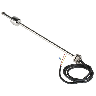 Sensata/Cynergy 3 SSF67 Series Vertical Stainless Steel Float Switch, Float, 1m Cable, NO/NC, 250V ac Max, 120V dc Max