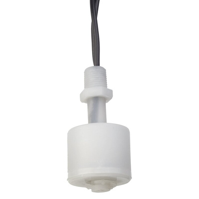 Cynergy3 RSF50 Series Vertical Polypropylene Float Switch, Float, 1m Cable, NO/NC