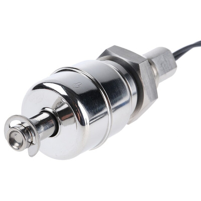 Sensata / Cynergy3 SSF23 Series Vertical Stainless Steel Float Switch, Float, 1m Cable, NO, 300V ac Max, 300V dc Max