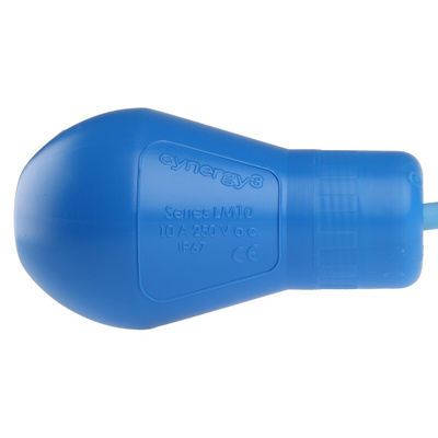 Sensata / Cynergy3 LM Series Cable Mount Polypropylene Float Switch, 5m Cable, NO, 250V ac Max, 110V dc Max