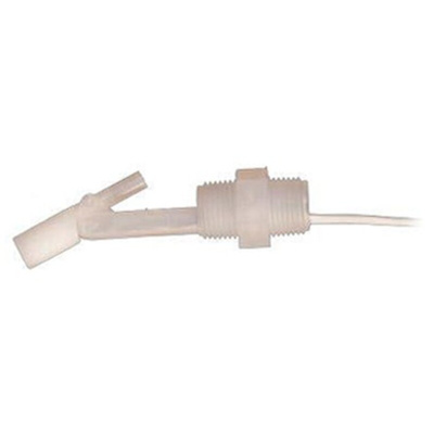 Flowline Switch-Tek Series Vertical Polypropylene Float Switch, Float Level Switch, 600mm Cable, NO/NC, 120V ac Max,