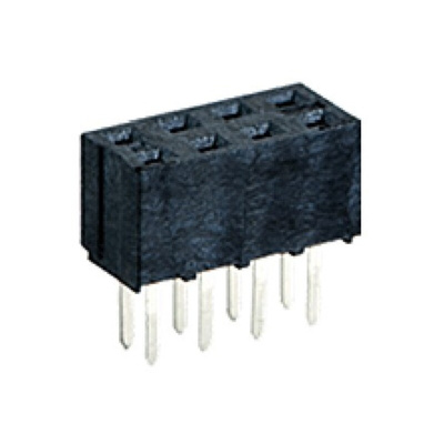 Molex Straight Through Hole Mount PCB Socket, 10-Contact, 2-Row, 2mm Pitch, Plug-In Termination