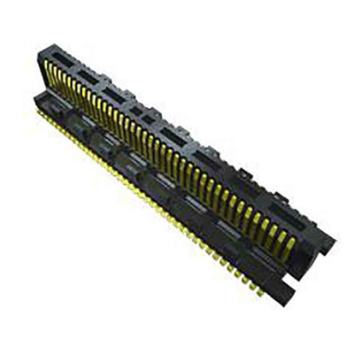 Samtec ST4 Series Straight Surface Mount PCB Socket, 40-Contact, 2-Row, 0.4mm Pitch, Solder Termination