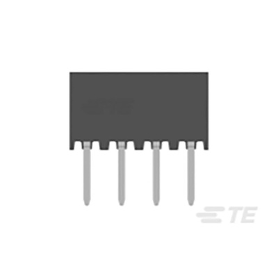 TE Connectivity AMPMODU Series Straight Through Hole Mount PCB Socket, 8-Contact, 2-Row, 2mm Pitch, Solder Termination
