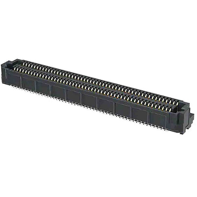 Samtec ADF6 Series Vertical PCB Socket, 50-Contact, 4-Row, 0.635mm Pitch, Solder Termination