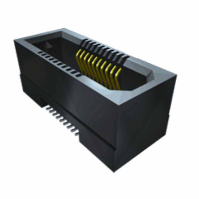 Samtec ERF5 Series Vertical Surface Mount PCB Socket, 20-Contact, 2-Row, 0.5mm Pitch, Solder Termination