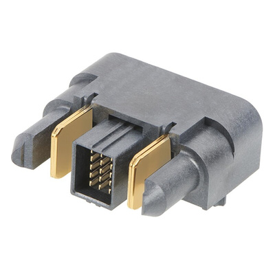 Molex 214114 Series Vertical PCB Mount PCB Socket, 8P + 30S-Contact, 5-Row, 2, 5.78 Pitch, Through Hole Termination