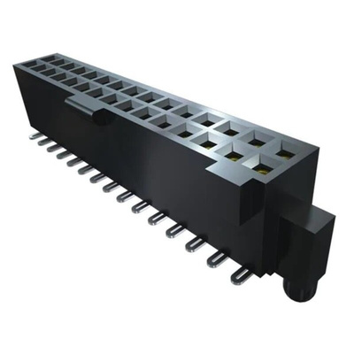 Samtec SFM Series Horizontal Surface Mount PCB Socket, 30-Contact, 2-Row, 1.27mm Pitch, SMT Termination