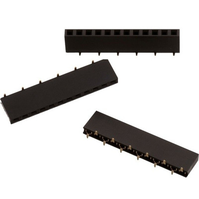 Wurth Elektronik WR-PHD Series Straight PCB Socket, 5-Contact, 1-Row, 2.54mm Pitch