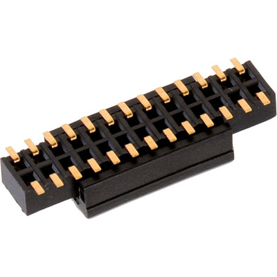 Wurth Elektronik WR-PHD Series Bottom Entry PCB Socket, 26-Contact, 2-Row, 1.27mm Pitch