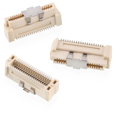 Wurth Elektronik WR-BTB Series Vertical PCB Socket, 80-Contact, 1-Row, 0.8mm Pitch
