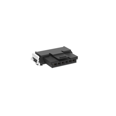 ERNI SMC Series Right Angle Surface Mount PCB Socket, 6-Contact, 1-Row, 1.27mm Pitch