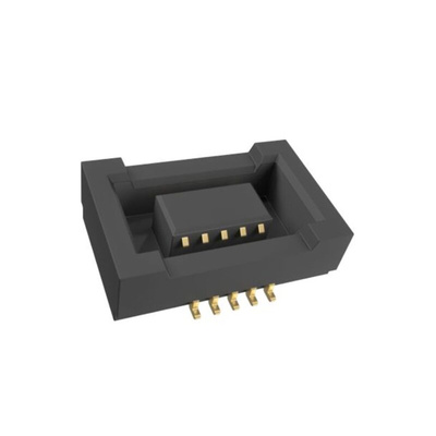 Amphenol Communications Solutions BergStak Series PCB Mount PCB Connector, 10-Contact, 2-Row, 0.4mm Pitch, Pin