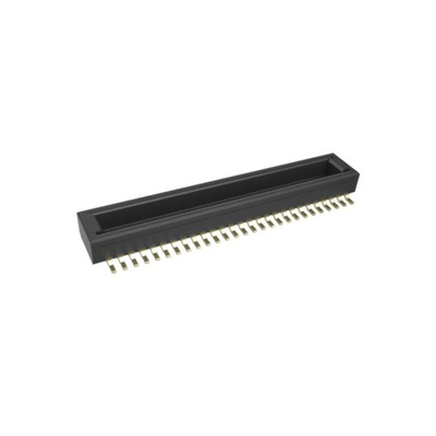 Amphenol Communications Solutions BergStak Series PCB Mount PCB Connector, 50-Contact, 2-Row, 0.4mm Pitch, Pin