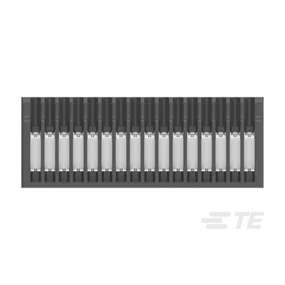 TE Connectivity MICRO CT Series Straight Cable Mount, IDC PCB Socket, 16-Contact, 1-Row, 1.2mm Pitch, IDC Termination