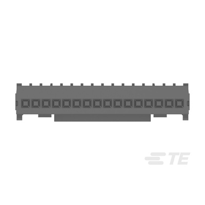TE Connectivity MICRO CT Series Straight Cable Mount, IDC PCB Socket, 16-Contact, 1-Row, 1.2mm Pitch, IDC Termination