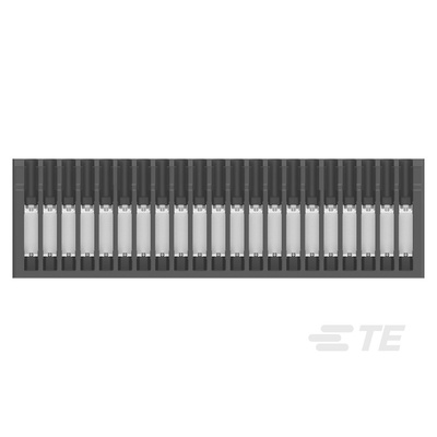 TE Connectivity MICRO CT Series Straight Cable Mount, IDC PCB Socket, 21-Contact, 1-Row, 1.2mm Pitch, IDC Termination