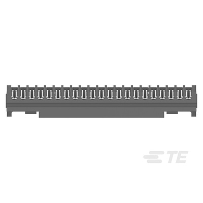 TE Connectivity MICRO CT Series Straight Cable Mount, IDC PCB Socket, 21-Contact, 1-Row, 1.2mm Pitch, IDC Termination