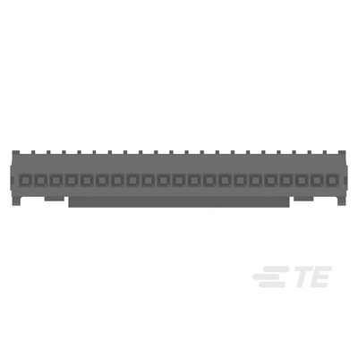 TE Connectivity MICRO CT Series Straight Cable Mount, IDC PCB Socket, 21-Contact, 1-Row, 1.2mm Pitch, IDC Termination