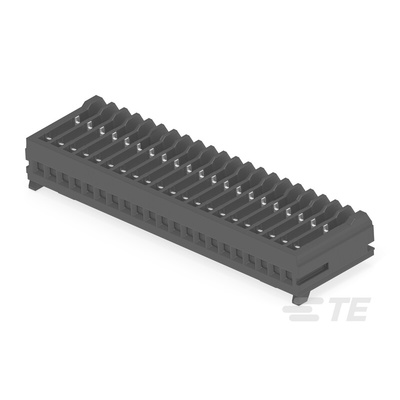 TE Connectivity MICRO CT Series Straight Cable Mount, IDC PCB Socket, 21-Contact, 1-Row, 1.2mm Pitch, IDC Termination
