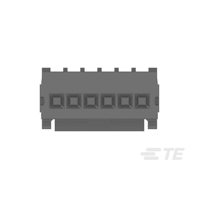 TE Connectivity MICRO CT Series Straight Cable Mount, IDC PCB Socket, 6-Contact, 1-Row, 1.2mm Pitch, IDC Termination