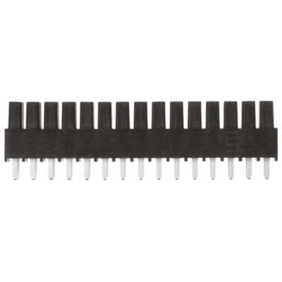 Samtec IPS1 Series Straight Through Hole Mount PCB Socket, 30-Contact, 2-Row, 2.54mm Pitch, Through Hole Termination