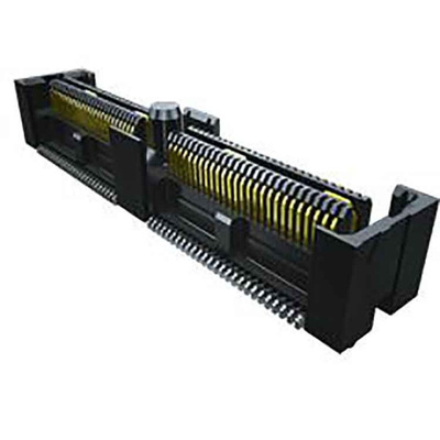 Samtec QFS Series Straight Surface Mount PCB Socket, 104-Contact, 2-Row, 0.63mm Pitch, Solder Termination