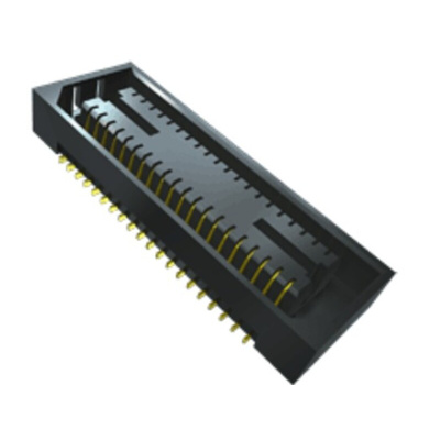 Samtec BSE Series Straight Surface Mount PCB Socket, 40-Contact, 2-Row, 0.8mm Pitch, Solder Termination