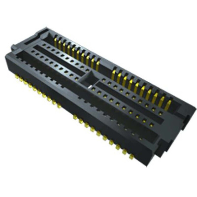 Samtec LTH Series Straight Surface Mount PCB Socket, 100-Contact, 2-Row, 0.5mm Pitch, Solder Termination