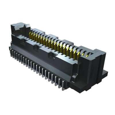 Samtec SS5 Series Straight Surface Mount PCB Socket, 100-Contact, 2-Row, 0.5mm Pitch
