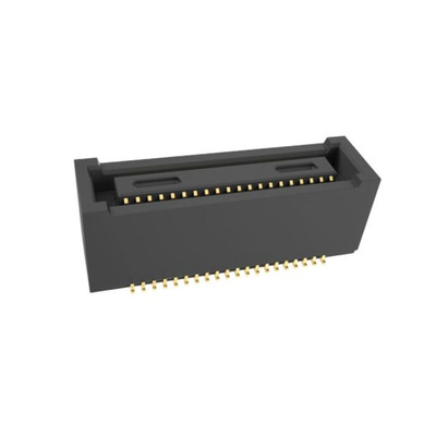 Amphenol Communications Solutions BergStak Series PCB Mount PCB Connector, 40-Contact, 2-Row, 0.4mm Pitch, Pin