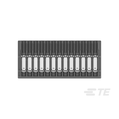 TE Connectivity MICRO CT Series Straight Cable Mount, IDC PCB Socket, 13-Contact, 1-Row, 1.2mm Pitch, IDC Termination