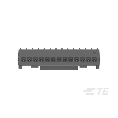 TE Connectivity MICRO CT Series Straight Cable Mount, IDC PCB Socket, 13-Contact, 1-Row, 1.2mm Pitch, IDC Termination