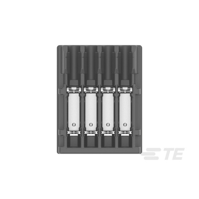 TE Connectivity MICRO CT Series Straight Cable Mount, IDC PCB Socket, 4-Contact, 1-Row, 1.2mm Pitch, IDC Termination