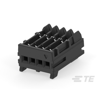 TE Connectivity MICRO CT Series Straight Cable Mount, IDC PCB Socket, 4-Contact, 1-Row, 1.2mm Pitch, IDC Termination