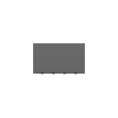 TE Connectivity 1MM-R Series Vertical Board Mount PCB Socket, 8-Contact, 2-Row, 1mm Pitch, Surface Mount Termination