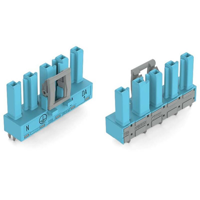 Wago 770 Series Straight PCB Mount PCB Socket, 5-Contact, 1-Row, 10mm Pitch, Cage Clamp Termination