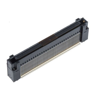 Hirose FunctionMAX FX18 Series Straight Surface Mount PCB Socket, 120-Contact, 2-Row, 0.8mm Pitch, Solder Termination